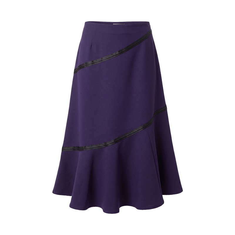 NATURAY|Purple Bonded Skirt