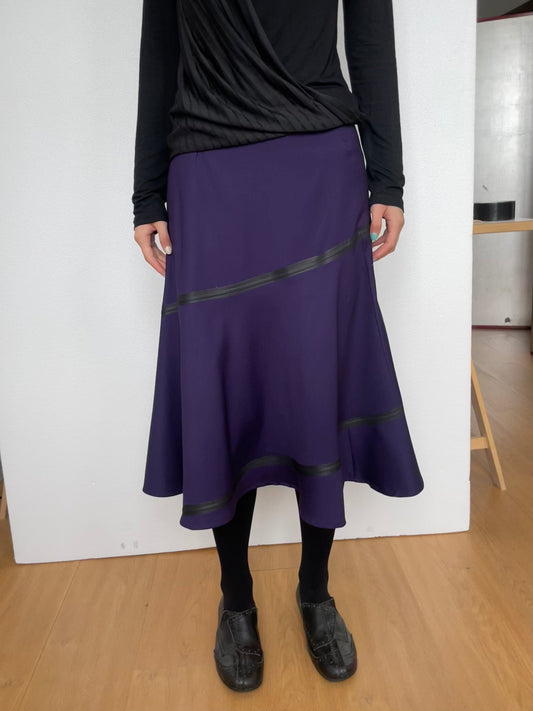 NATURAY|Purple Bonded Skirt