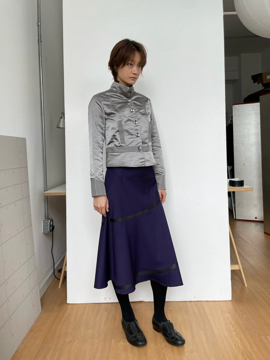 NATURAY|Stand-Collar Nylon Jacket