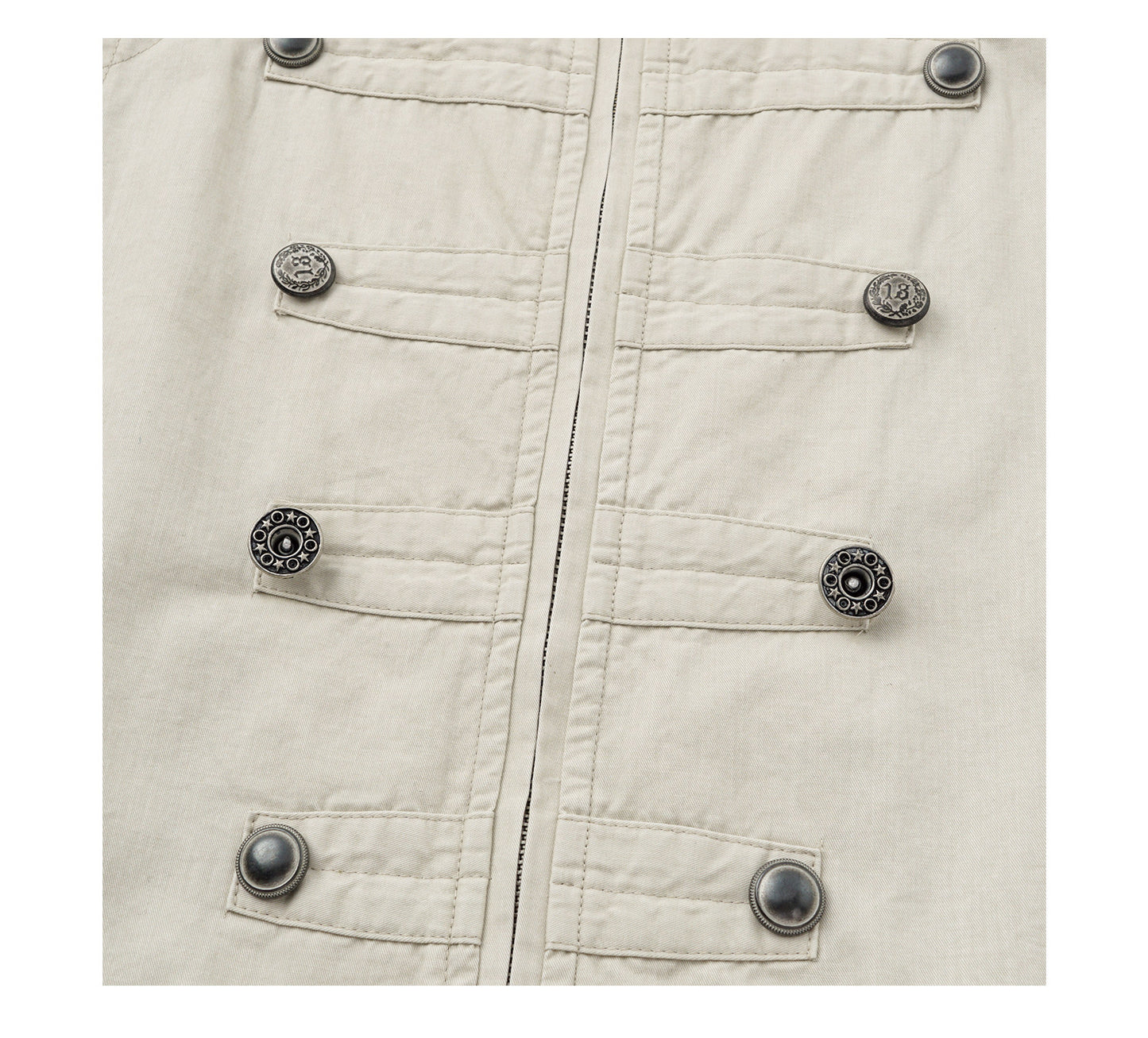 oinimi|Napoleon Medal Double-Breasted Vest