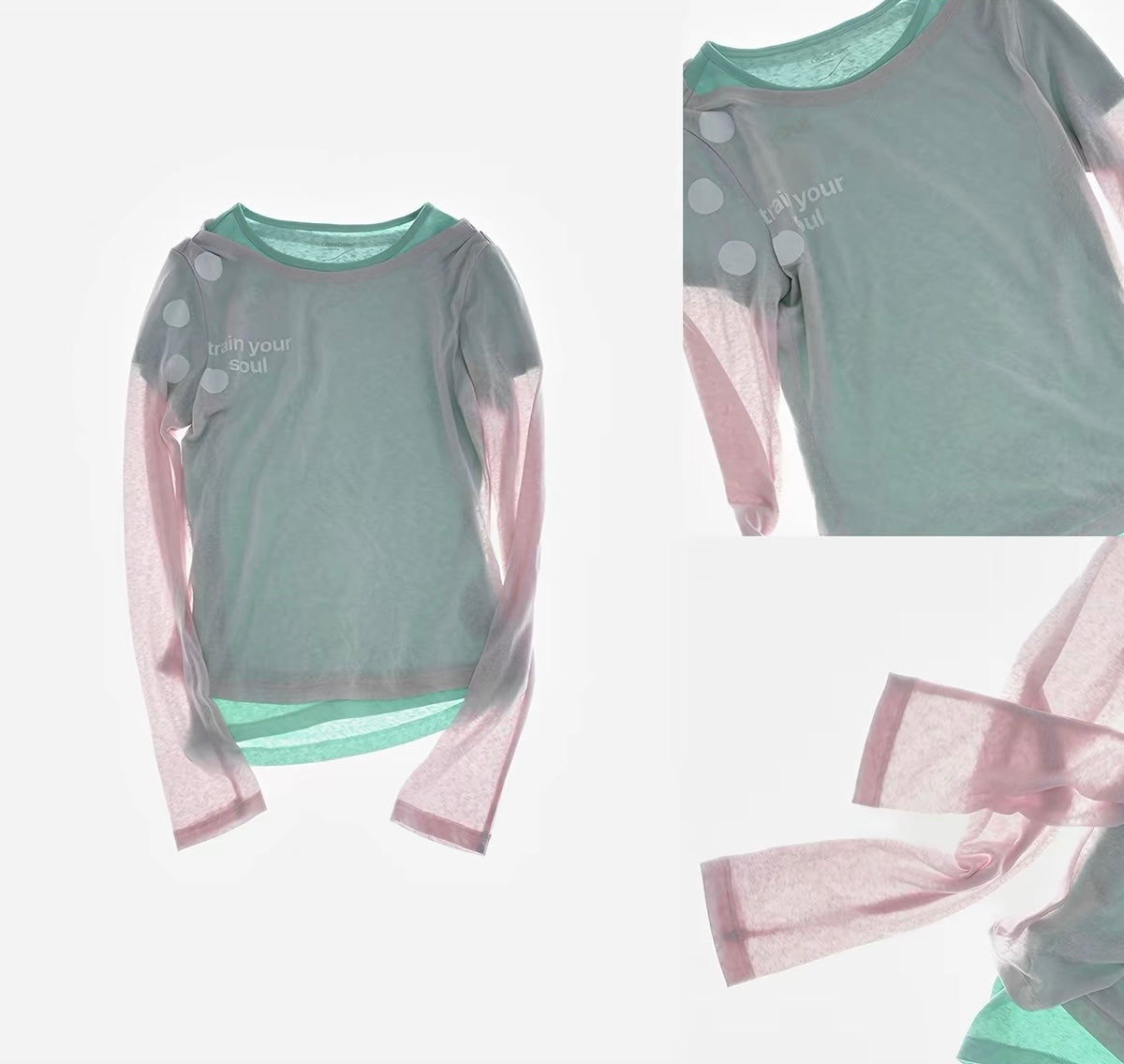 CryingCenter｜Double-Layered Linen T-Shirt