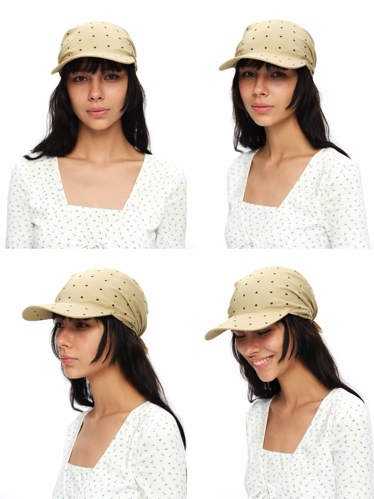 oinimi｜Polka Dot Triangle Scarf Hat