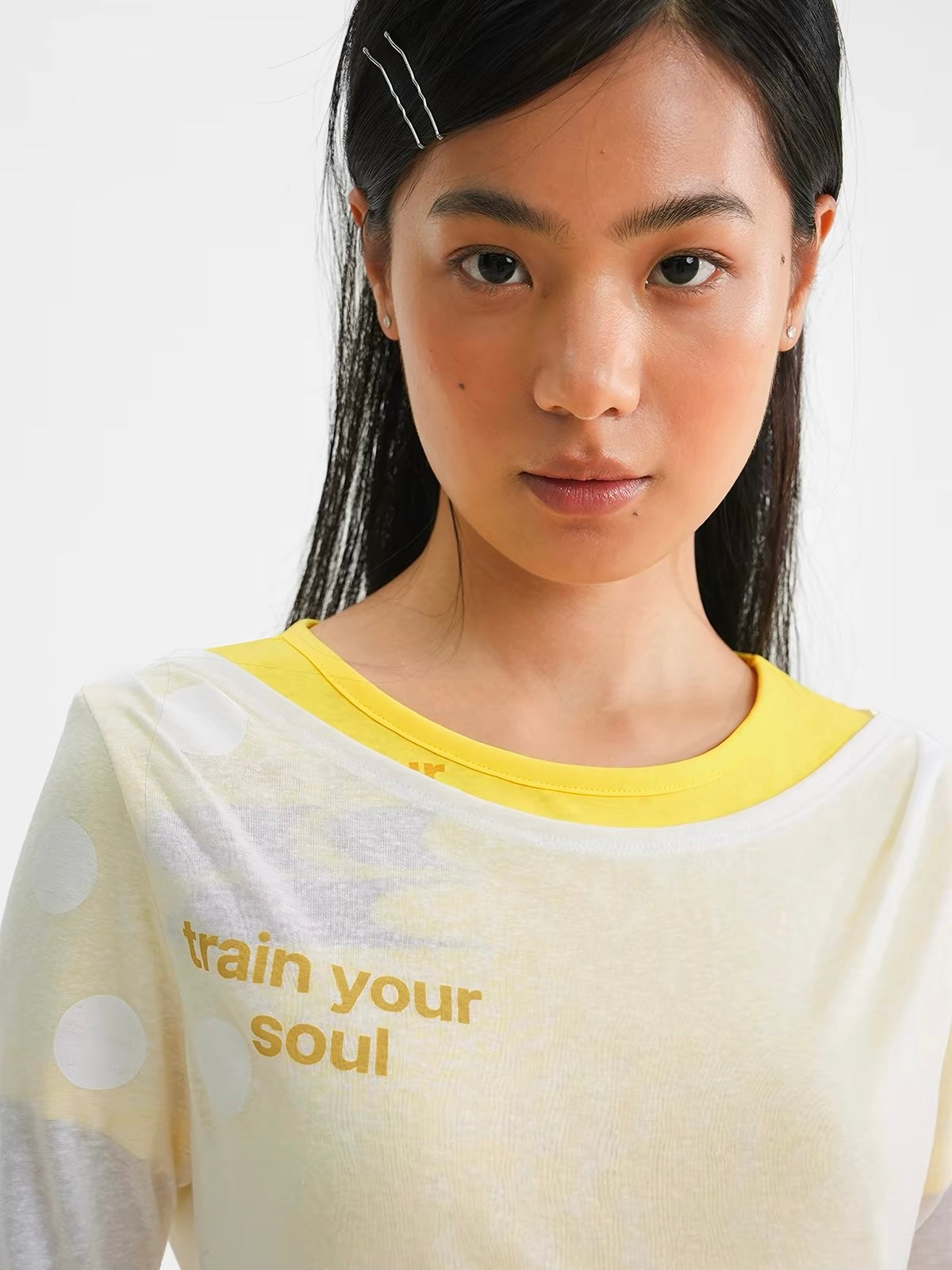 CryingCenter｜Double-Layered Linen T-Shirt
