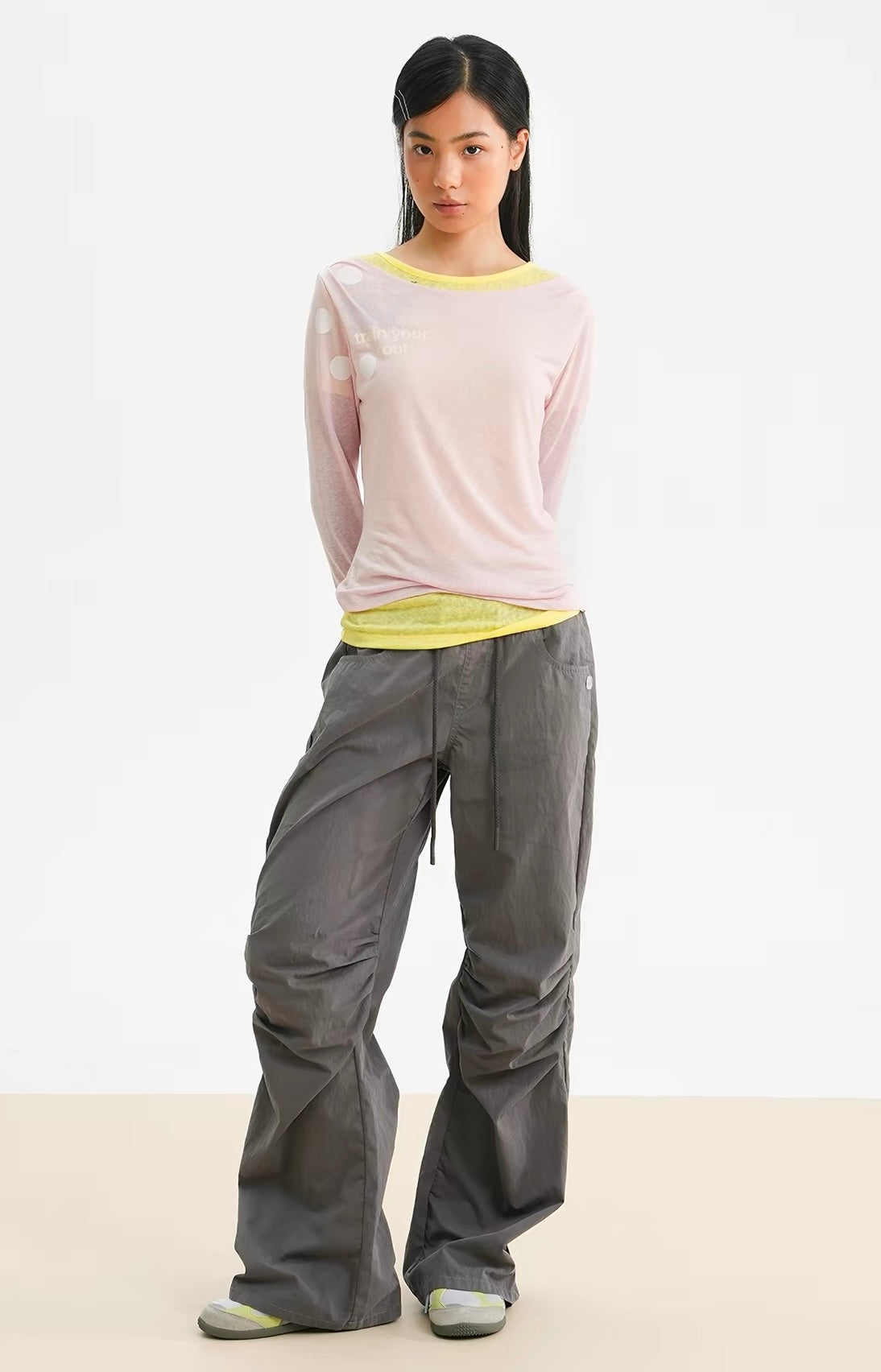 CryingCenter｜Double-Layered Linen T-Shirt