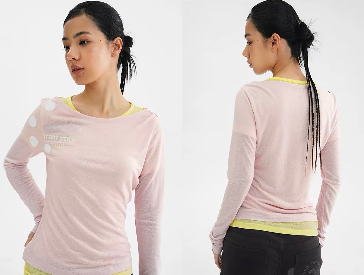 CryingCenter｜Double-Layered Linen T-Shirt