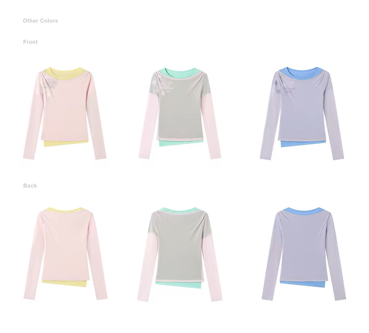 CryingCenter｜Double-Layered Linen T-Shirt
