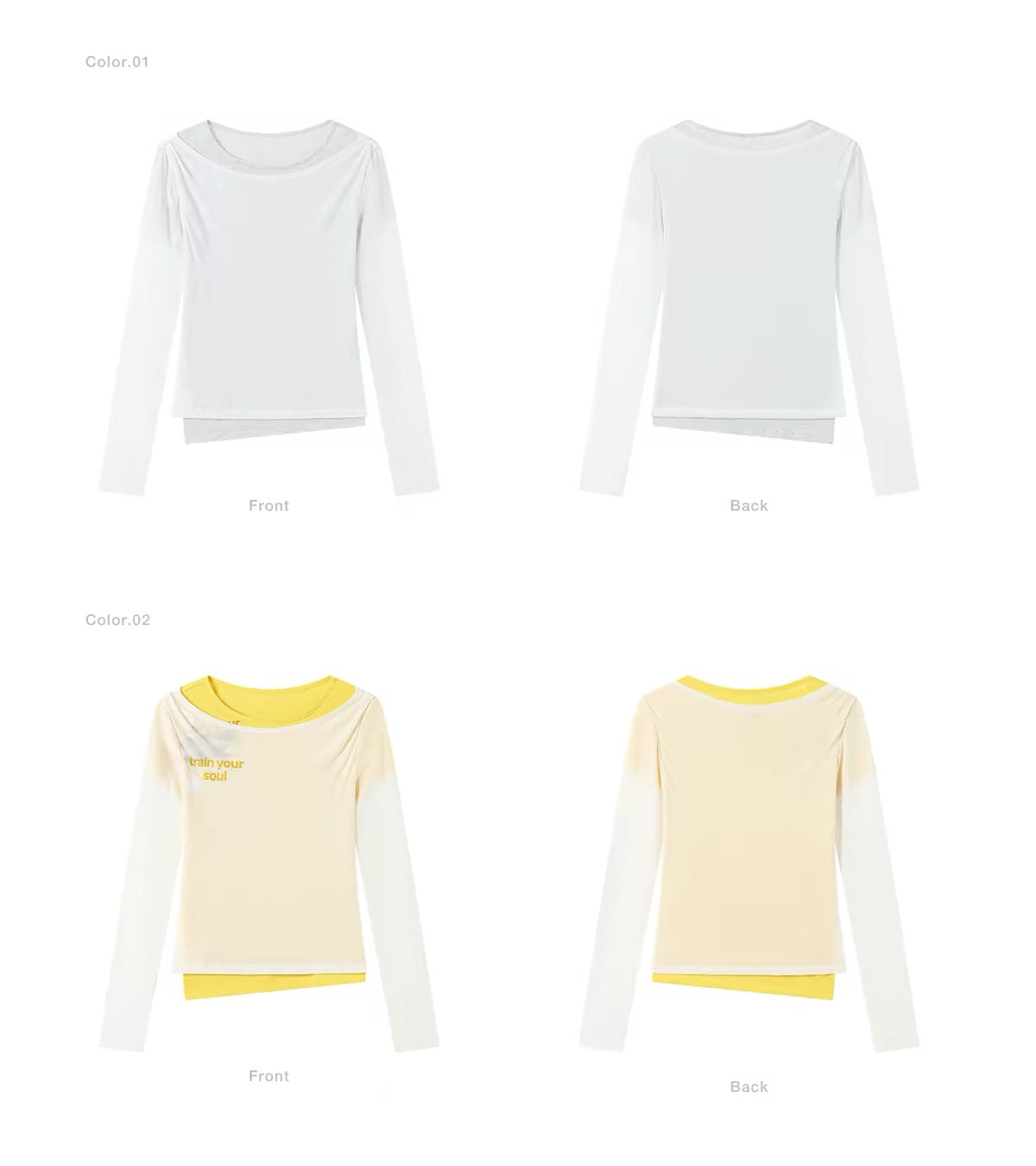 CryingCenter｜Double-Layered Linen T-Shirt