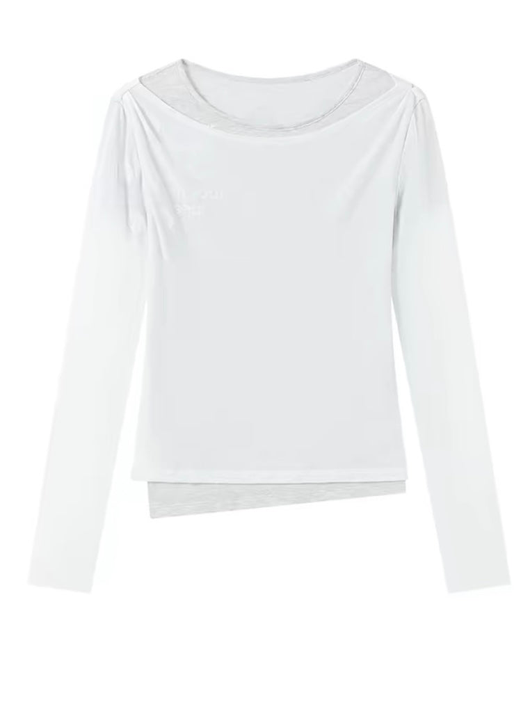 CryingCenter｜Double-Layered Linen T-Shirt