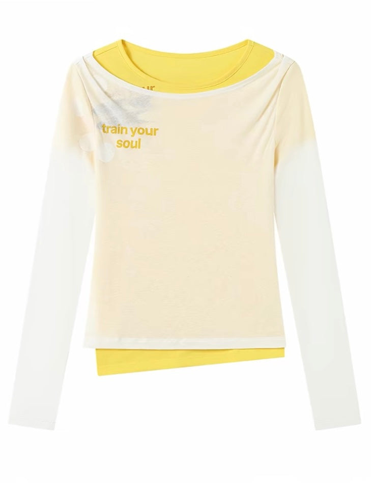 CryingCenter｜Double-Layered Linen T-Shirt