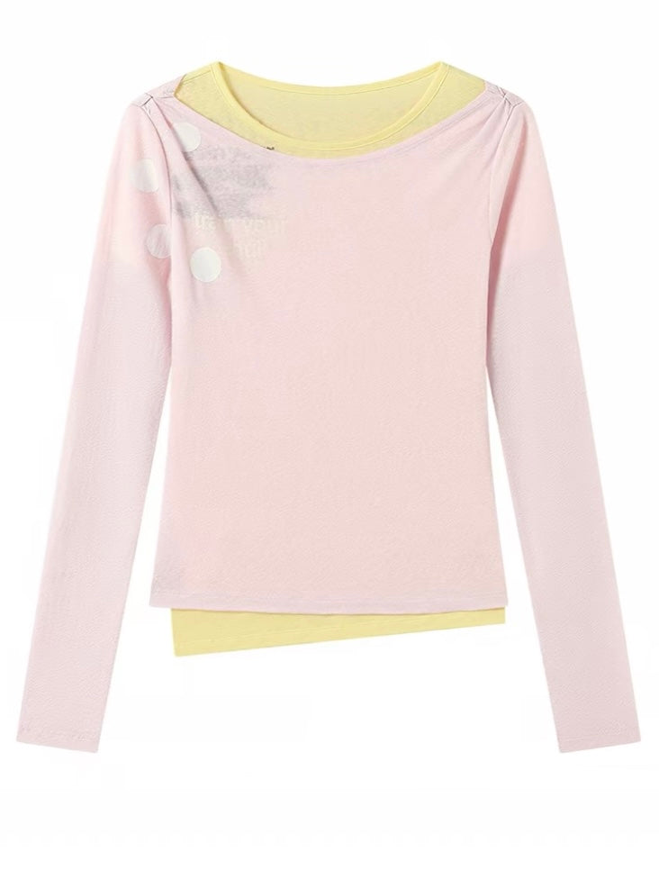 CryingCenter｜Double-Layered Linen T-Shirt