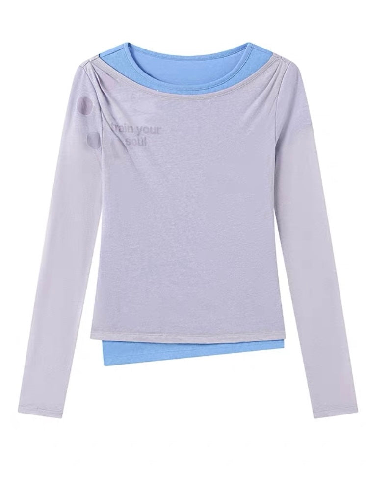 CryingCenter｜Double-Layered Linen T-Shirt