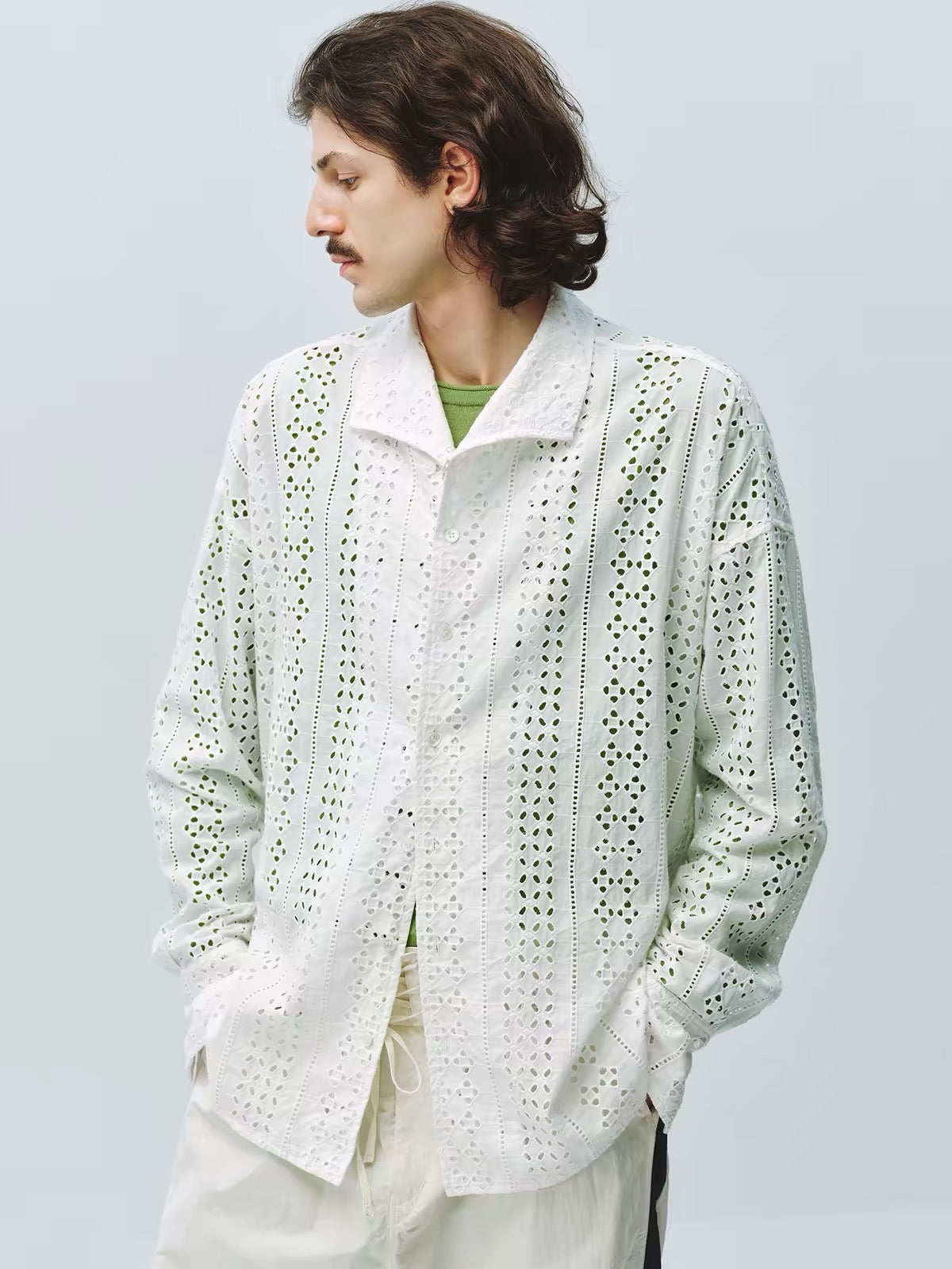 Simple Project｜Eyelet Embroidery Shirt