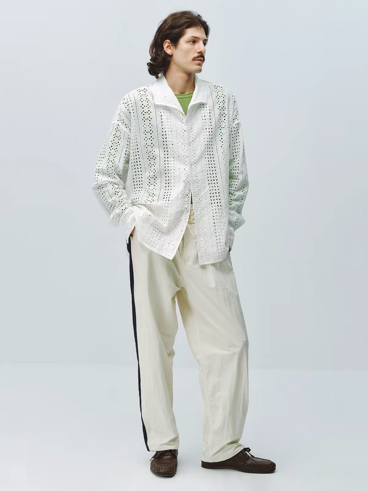 Simple Project｜Eyelet Embroidery Shirt
