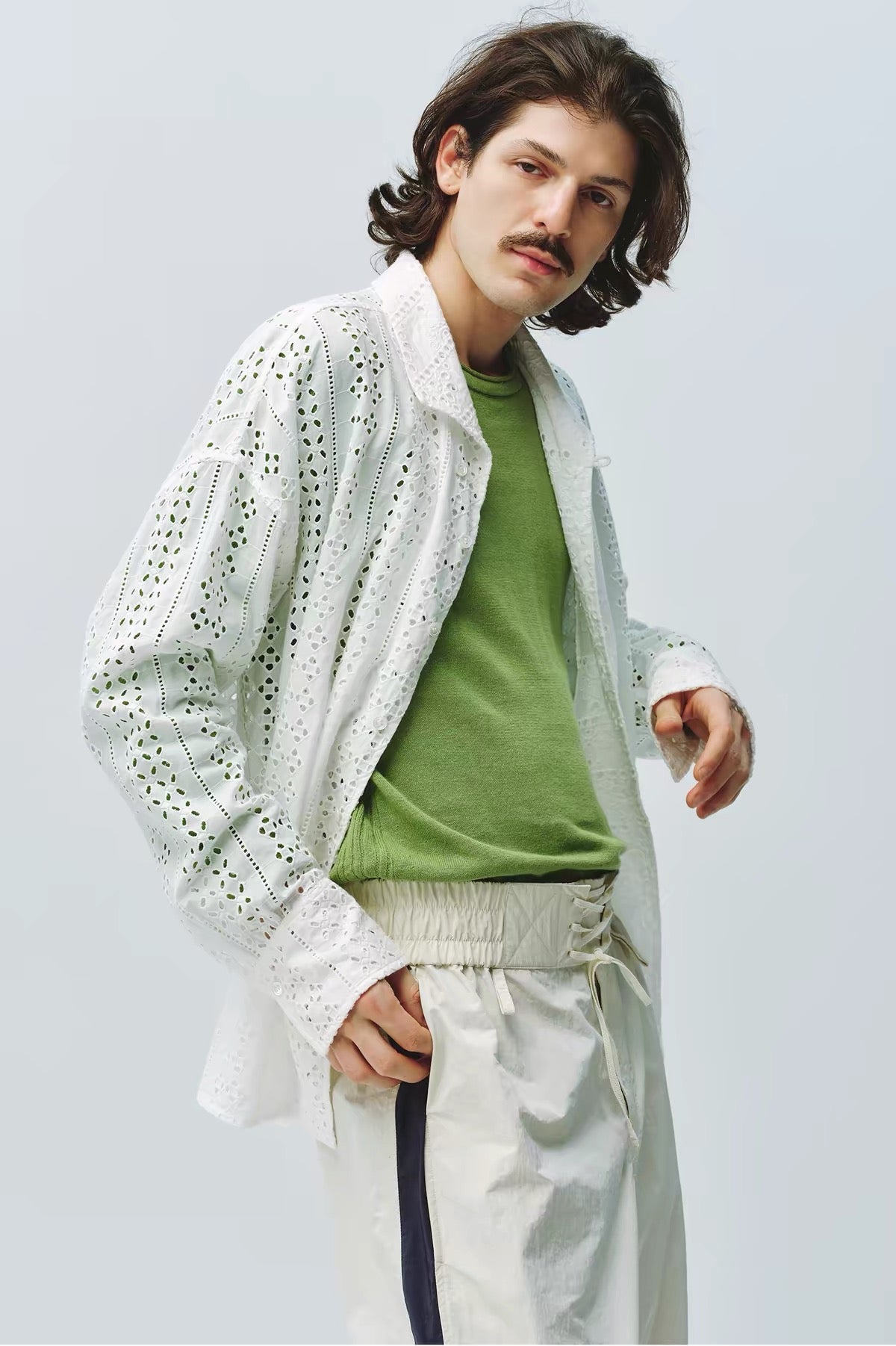 Simple Project｜Eyelet Embroidery Shirt