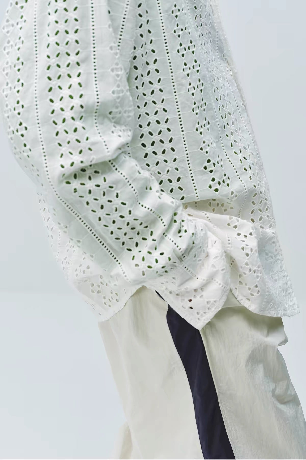Simple Project｜Eyelet Embroidery Shirt