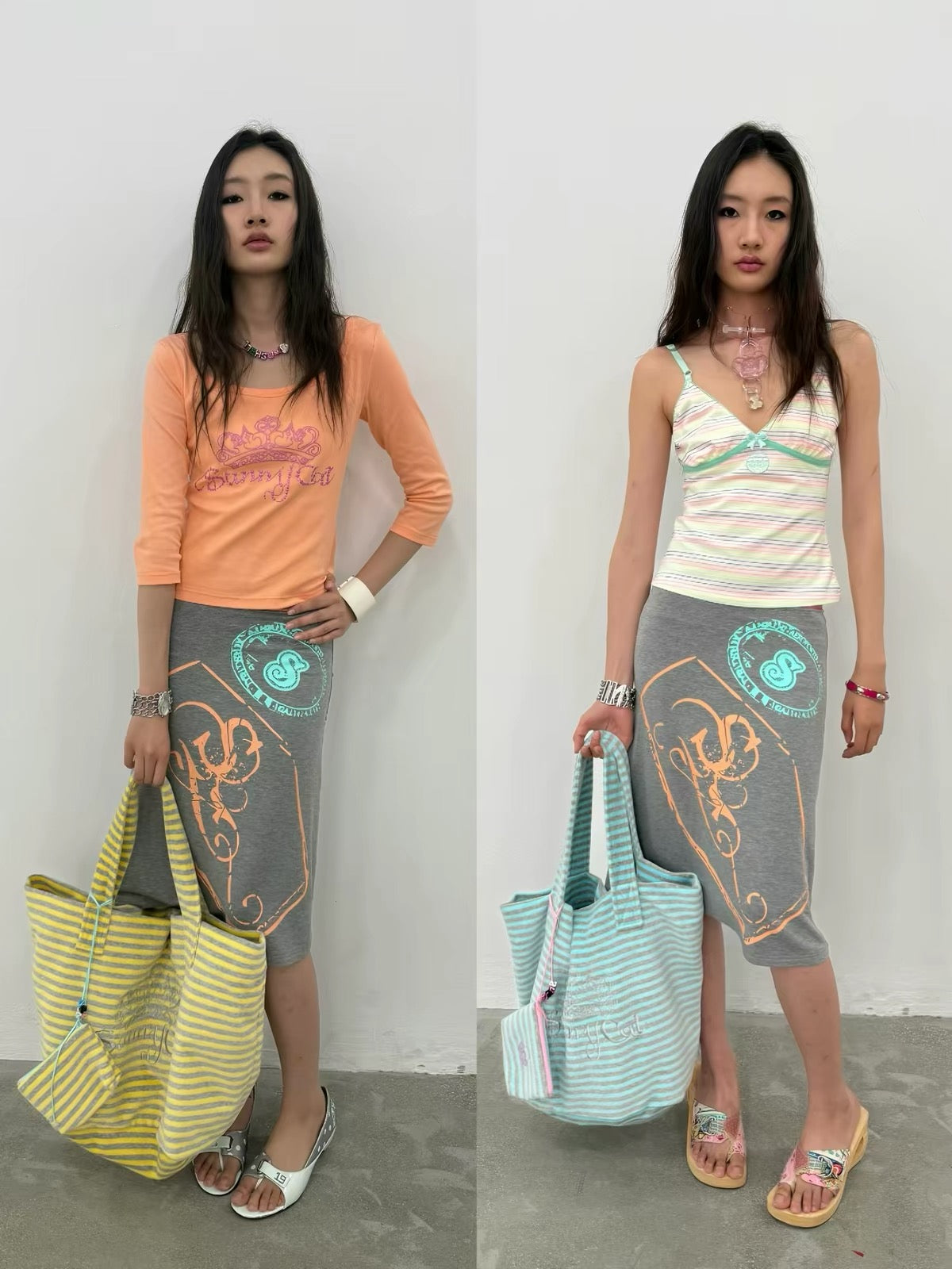 Sunny Shell | Drapey Button Pocket Skirt