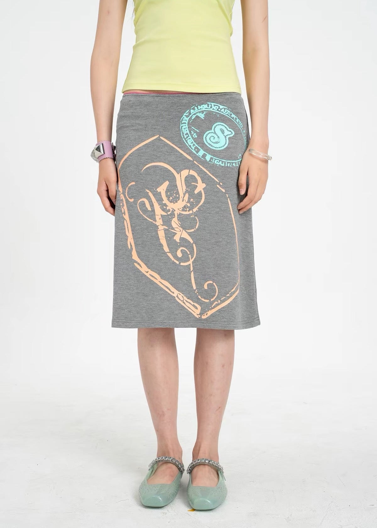 Sunny Shell | Drapey Button Pocket Skirt