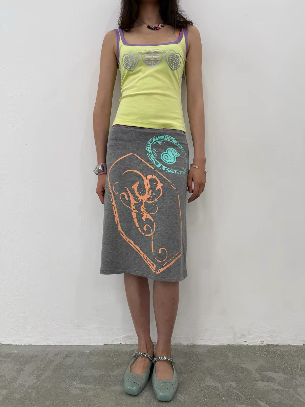 Sunny Shell | Drapey Button Pocket Skirt