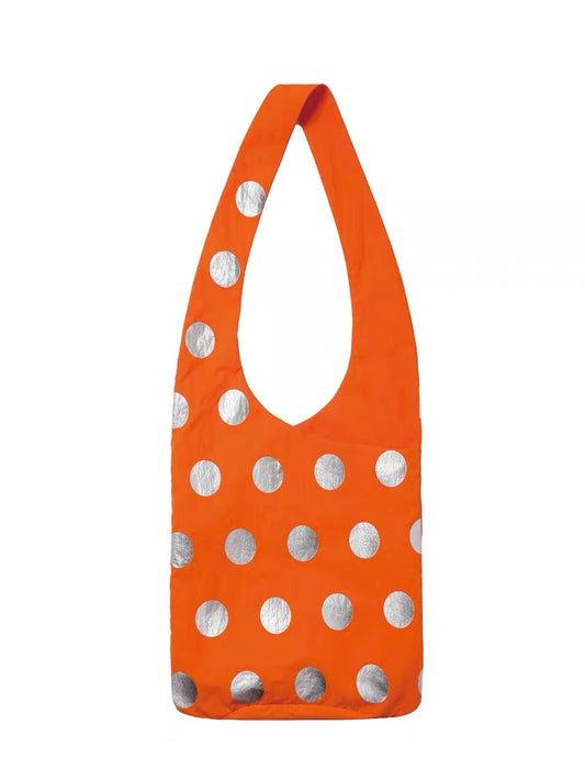 oinimi|Silver Polka Dot Crossbody Bag