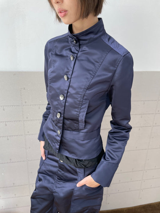 NATURAY｜Stand-Collar Nylon Jacket