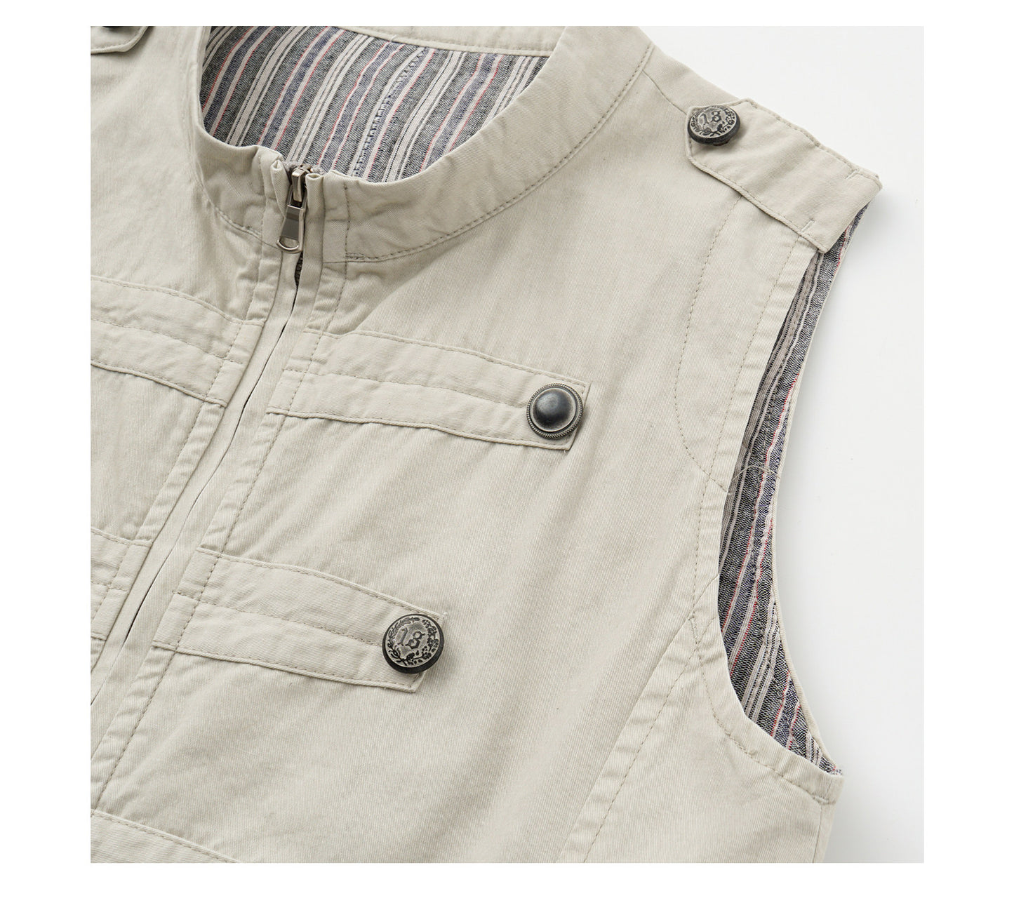 oinimi｜Napoleon Medal Double-Breasted Vest