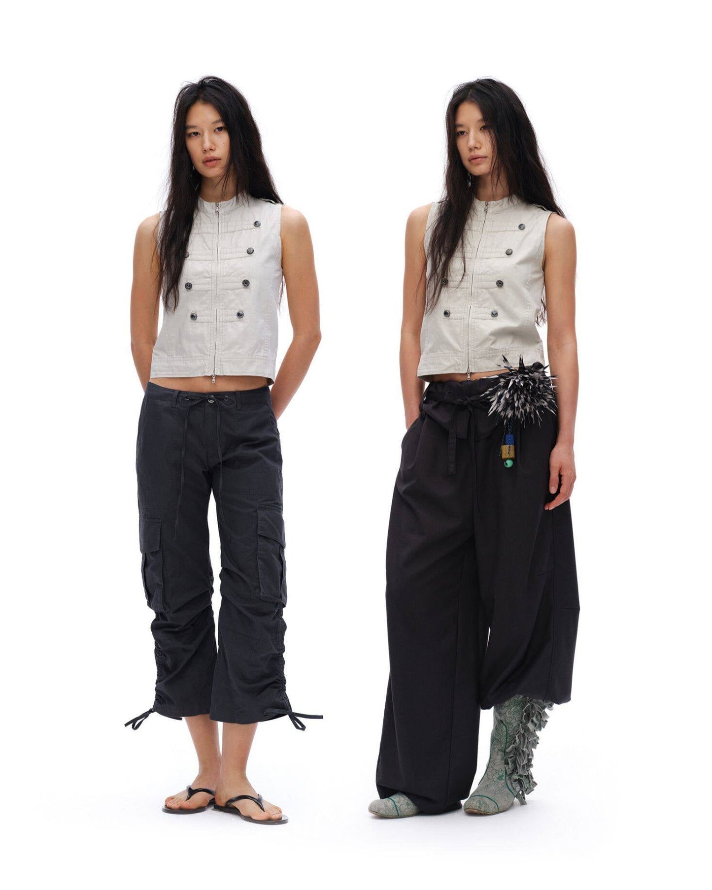 oinimi｜Napoleon Medal Double-Breasted Vest