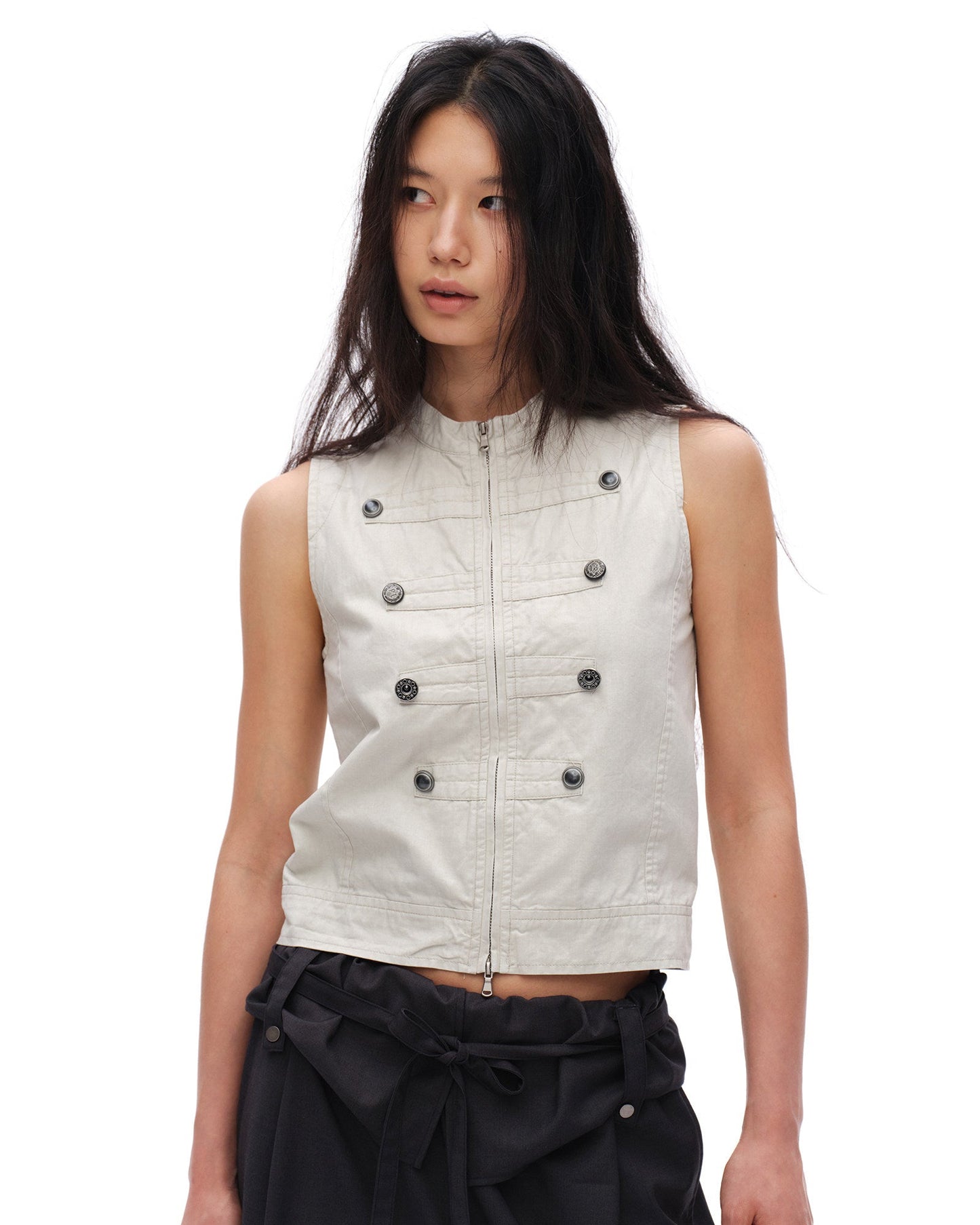 oinimi｜Napoleon Medal Double-Breasted Vest