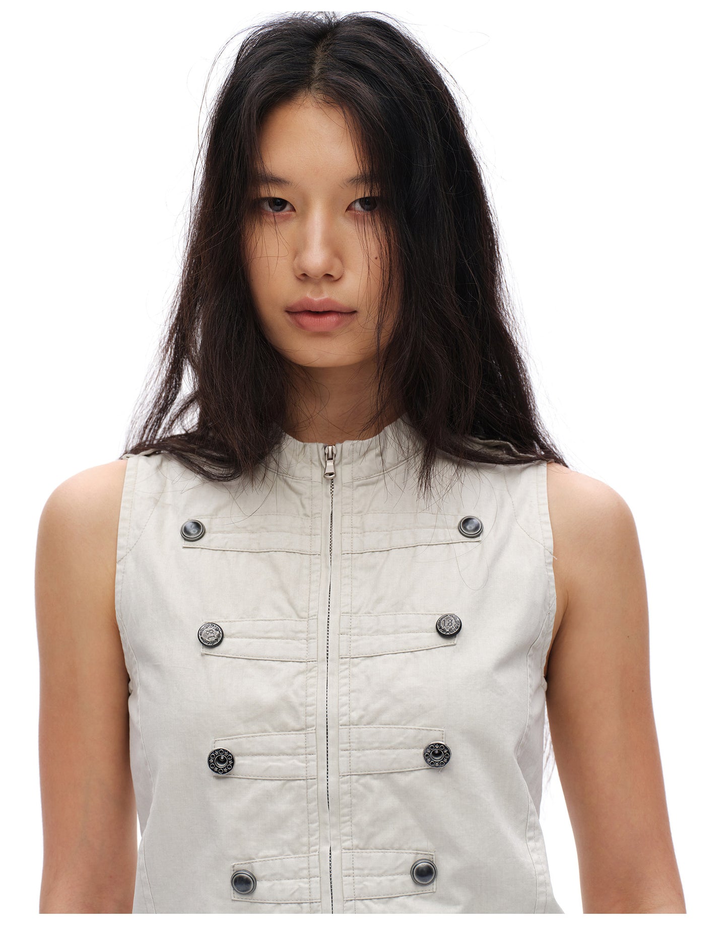 oinimi｜Napoleon Medal Double-Breasted Vest